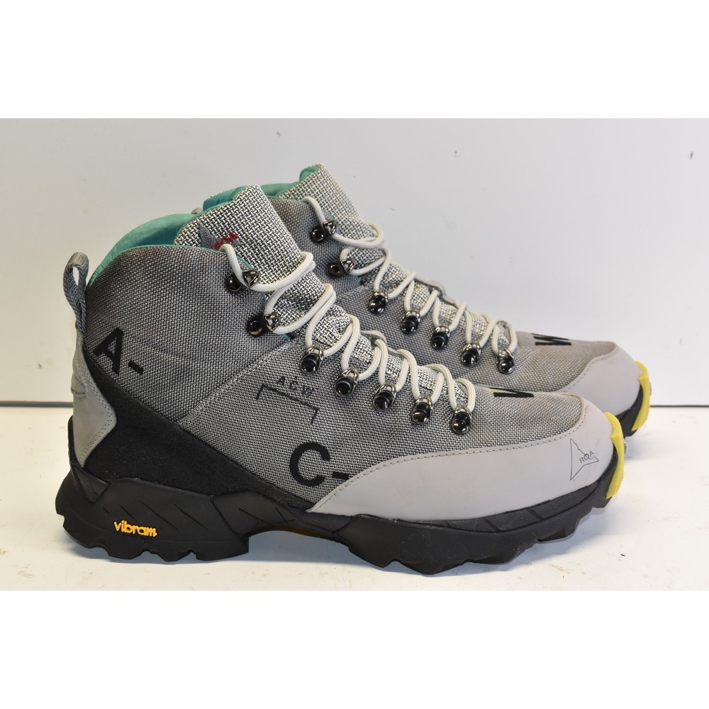 ROA Andreas ACW Hiking Boots Black/Gray Mens Size EU 43 A Cold Wall Trail W/ Box